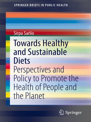 cover image of Towards Healthy and Sustainable Diets